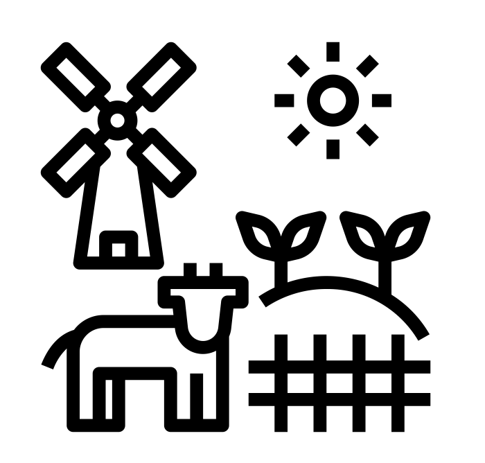 Icône pour le concept agricole